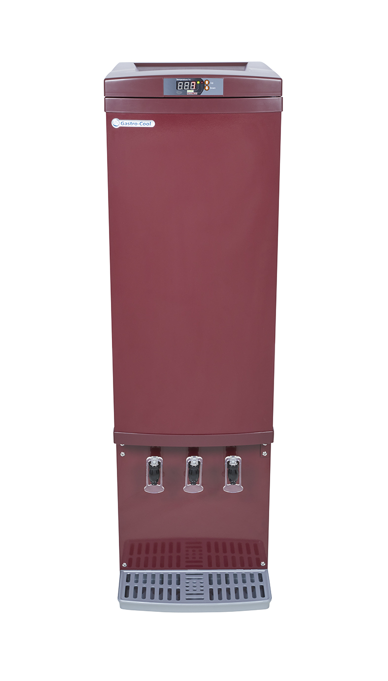 Gastro-Cool - Bag in Box Kühlschrank - weinrot - 3x10 Liter - GCBIB110 - Voransicht
