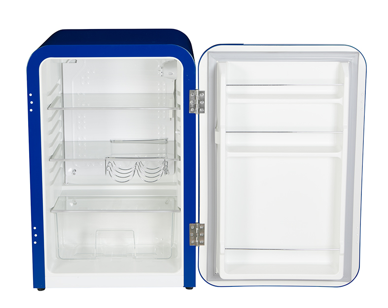 Gastro-Cool - Retro Kühlschrank Kingston Union Jack - VIRC160 - Voransicht leer