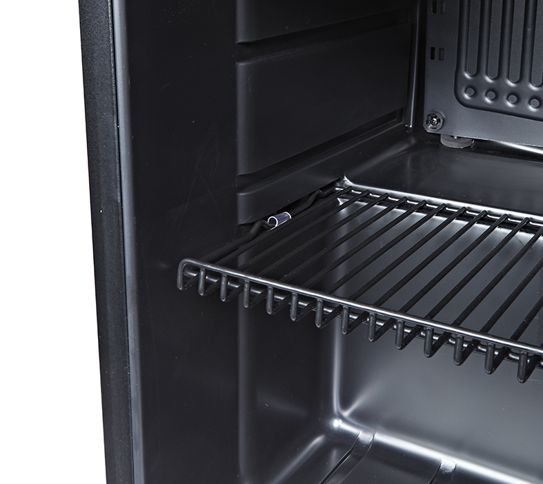 Gastro-Cool - GCKW50 Glastürkühlschrank mini schwarz Einschub