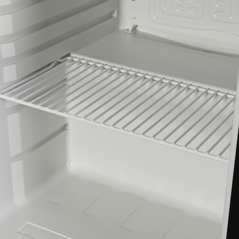 Gastro-Cool - Schwarzer Mini Kühlschrank retro - elegant - minibar - Miami - VIRC60 - Innenraum