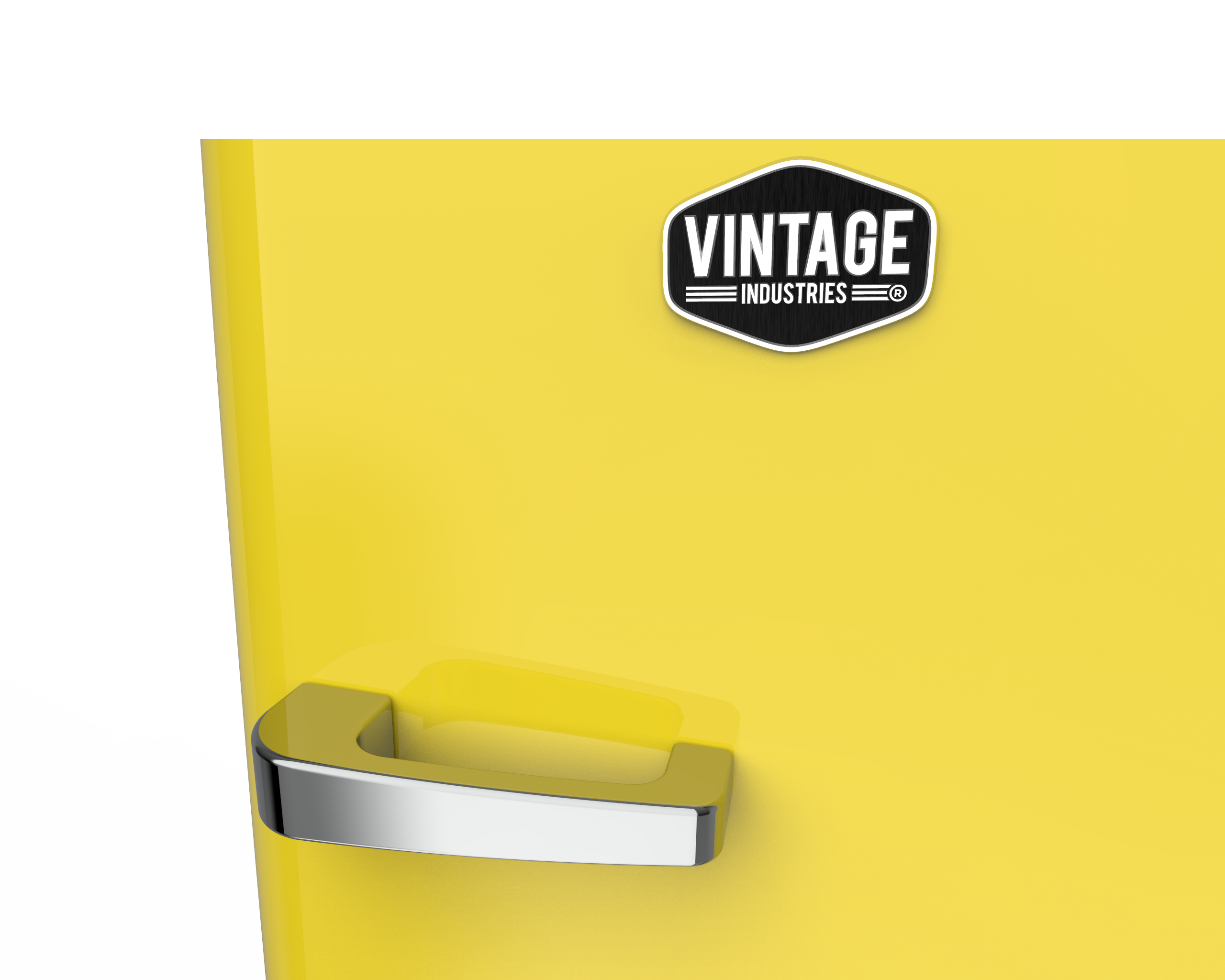 Gastro-Cool - Vintage Industries Kühlschrank - RC330 - Zinkgelb - Voransicht