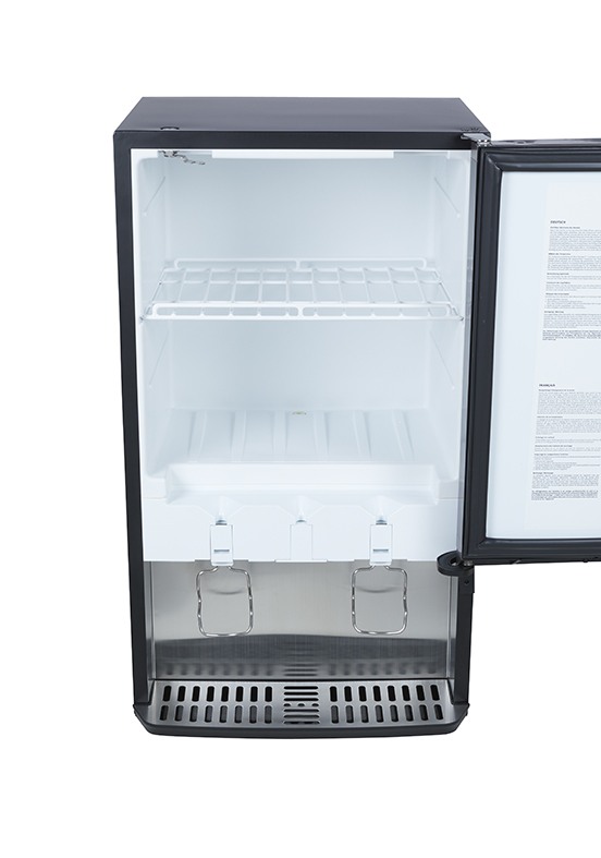 Bag in Box Dispenser Kühlschrank - für Milch und Saft und Wasser - 3x10 Liter - GCBIB30 - Innenseite Regal