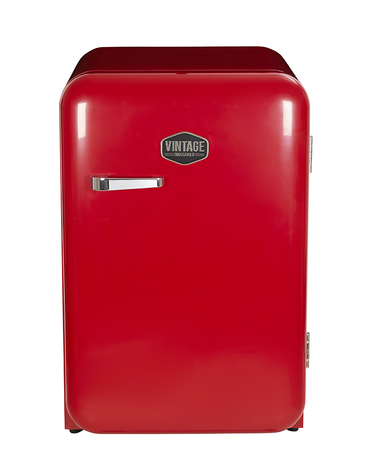 Gastro-Cool - Retro Kühlschrank Kingston in Rot - VIRC160 - Voransicht