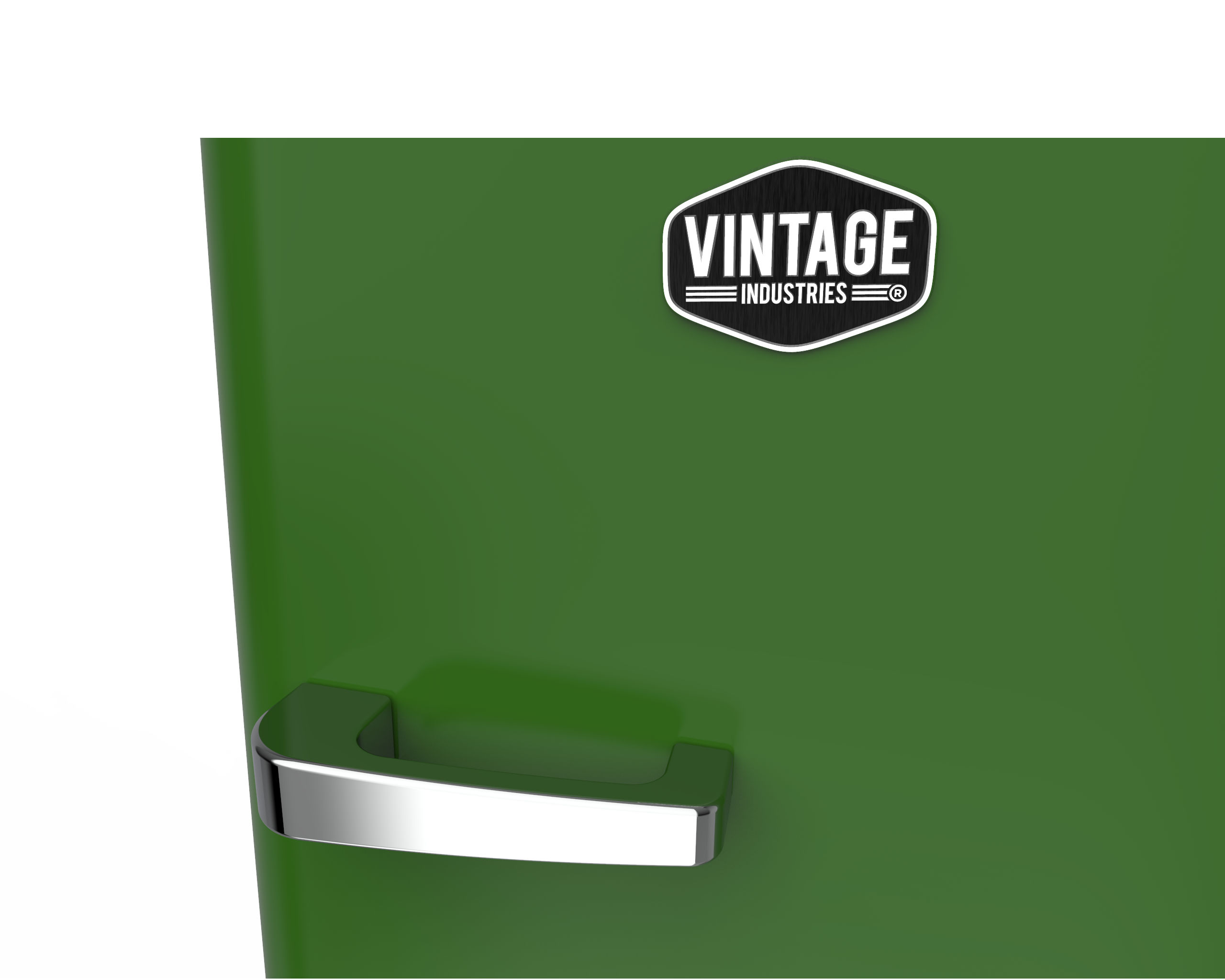 Gastro-Cool - Sonderedition - Vintage Kühlschrank Edelsteingrün matt - VIRC330 - Voransicht