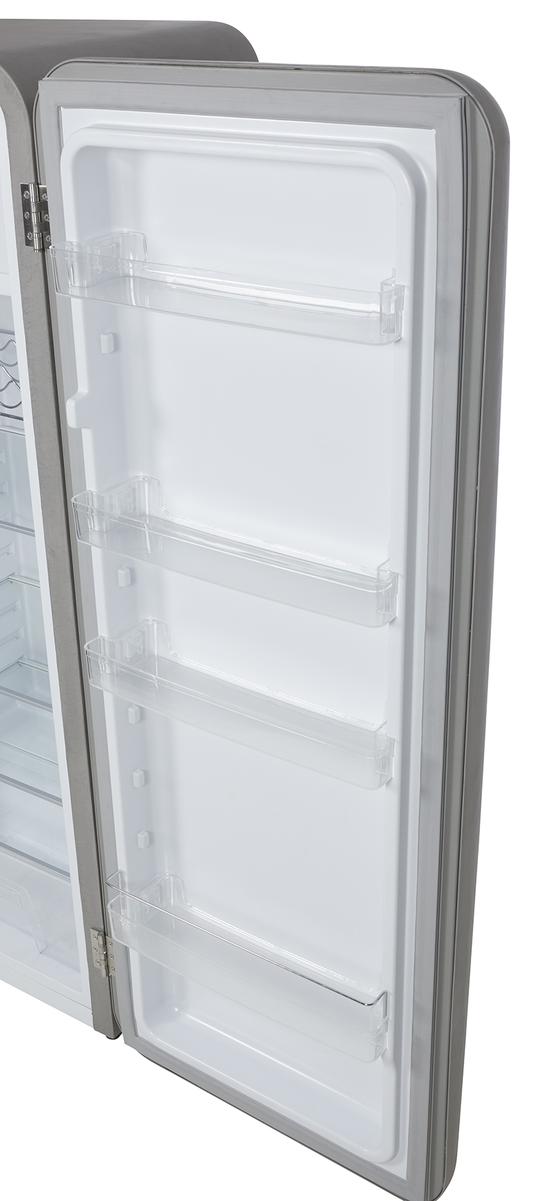 Gastro-Cool - Retro Kühlschrank Banksy - Beton - Sonderedition - Tür