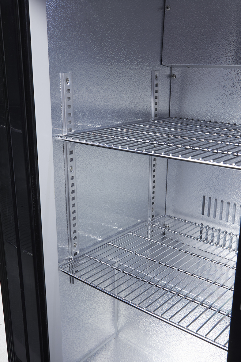 Gastro-Cool Untertheken Kühlschrank - Schiebetür - Schwarz - GCUC200 Innenraum