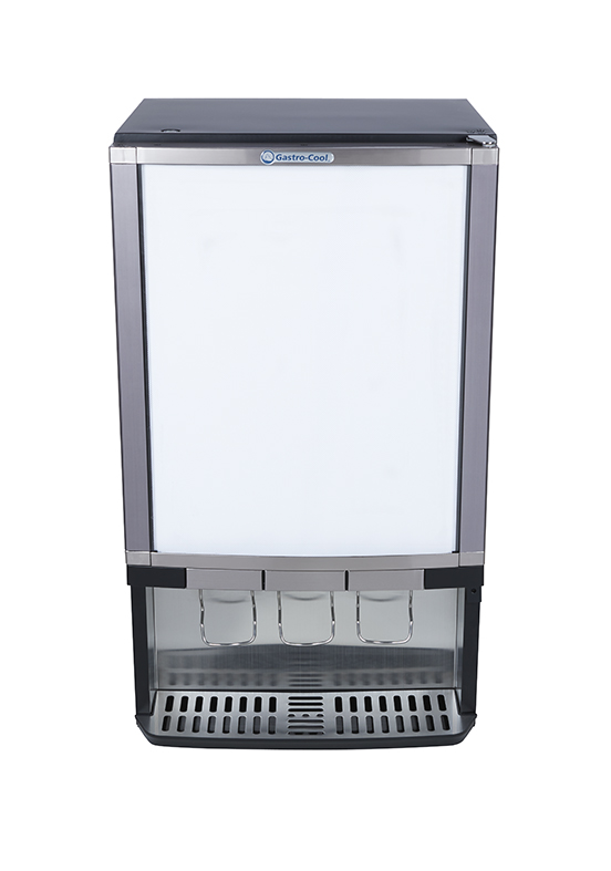 Bag in Box Dispenser Kühlschrank - für Milch und Saft und Wasser - 3x10 Liter - GCBIB30 -Vorderseite