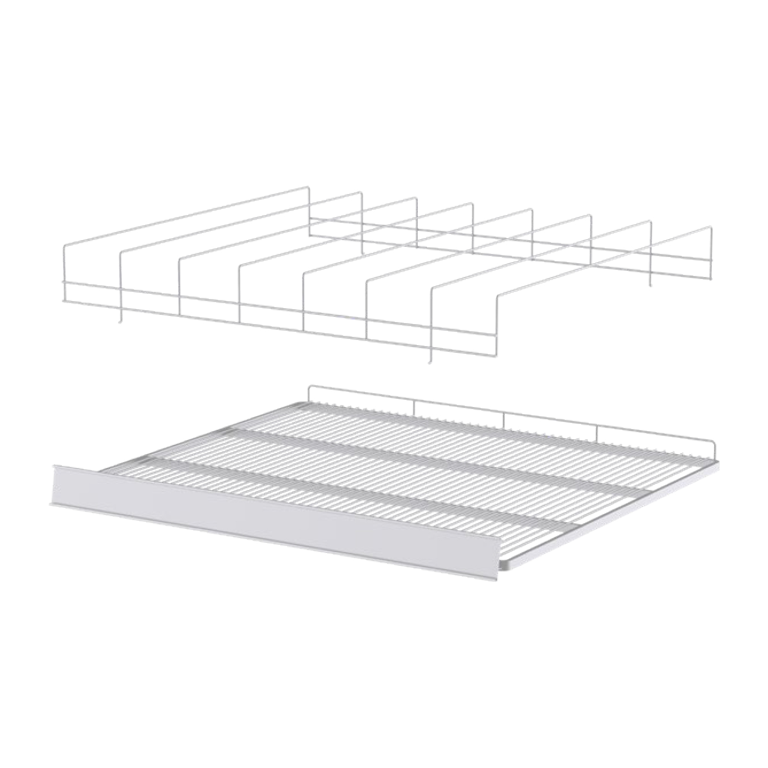 Trenngitter - GD1050, GD1600, GD2200 - Weiß - 5er-Set