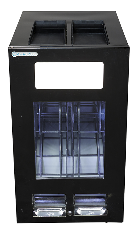 Gastro-Cool - Gastro-Cool - Dosen Dispenser Kühlschrank - schwarz - 64 Dosen à 330 ml - GCAP100-330 - Voransicht