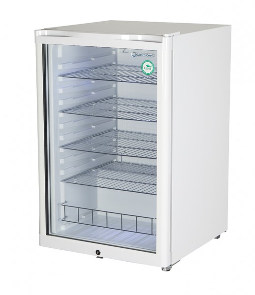 Bottle Cooler with glass door - white - GCGD155 - Sideview Empty