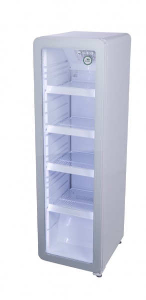 Gastro-Cool - Retro Slimline koelkast - Wit - GD135 - 259500 - Zijaanzicht leeg