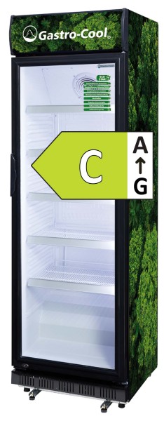 Glass Door Cooler with advertising display - ECO STAR - GCDC400
