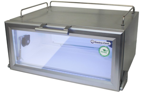 Gastro-Cool - Mini-Impuls POS koelkast - Zilver - GD15 - 240400