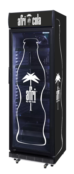 Afri Cola Design - Limited Edition - Displaykühlschrank - Schwarz - GCDC400